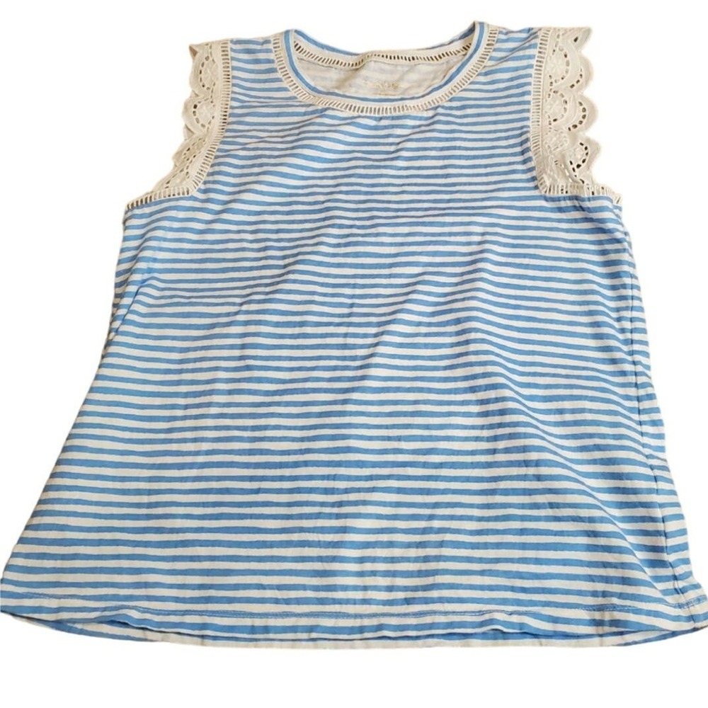 Lilly Pulitzer Striped Lace Tank‎ top Medium
